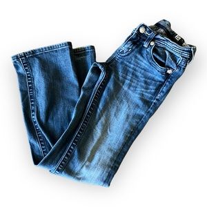 Miss Me girls Angel wing bootcut jeans